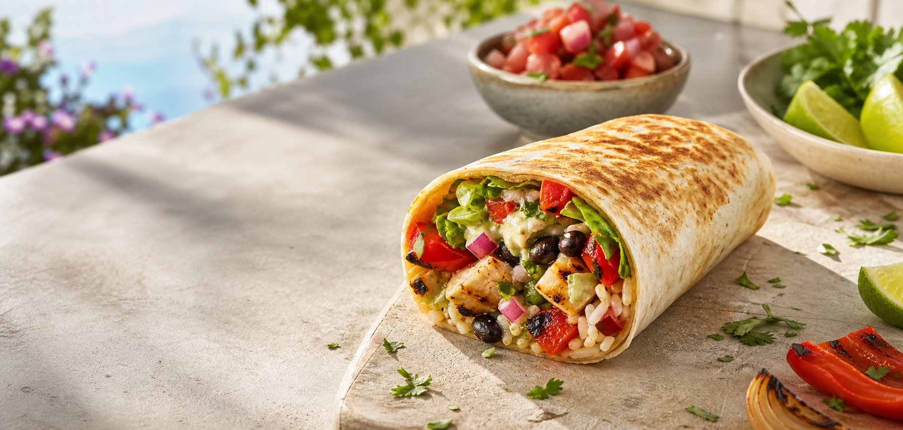 Burrito Artesano el yapımı burrito menüsü